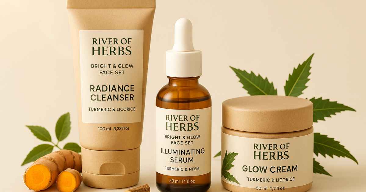 Unlock Your Natural Glow: The Complete Guide to River of Herbs’ Bright & Glow Face Set Combo